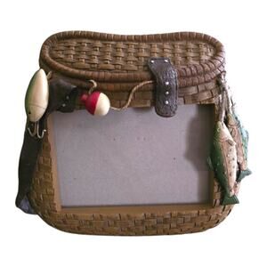 Fishing Creel Photo Frame Home Studio Picture Display
